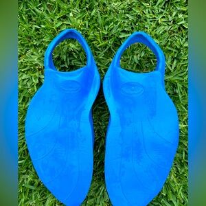 Bright Blue Swim Fins